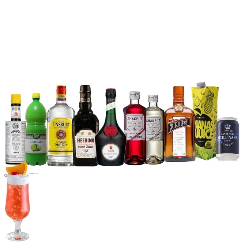 SINGAPORE SLING - DrinksPakke Barlifepakke52 by Barlife color Sort