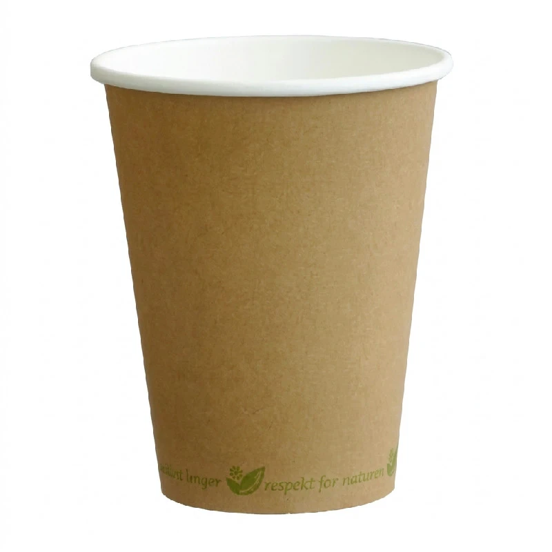 Kaffebæger 30 cl Ø90 mm Bionedbrydelig Brun ML112301-1 by Multiline color Sort