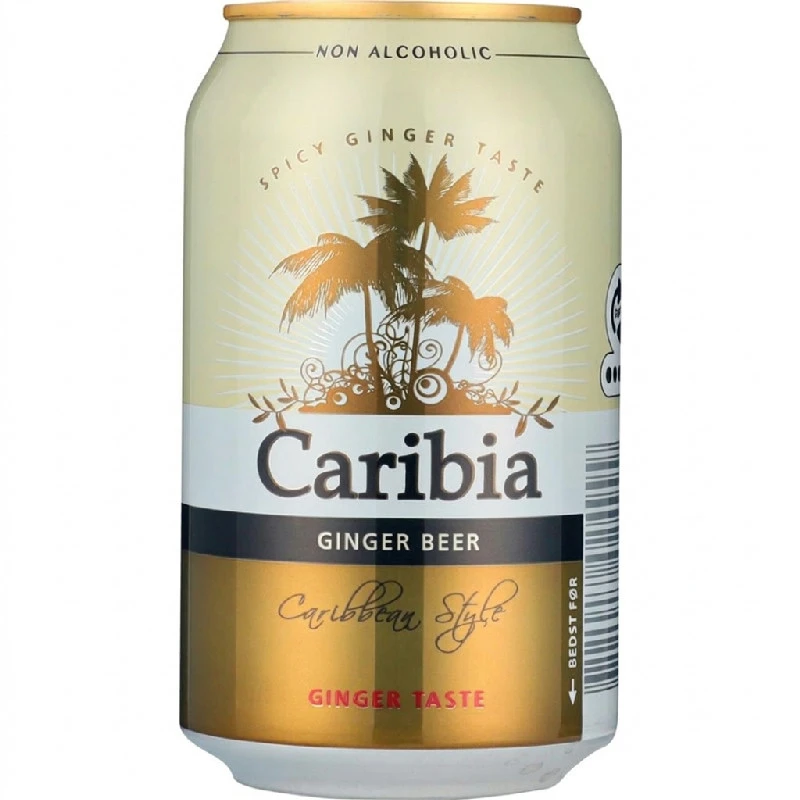 Caribia Ginger Beer 33cl Dåse 290617 by Caribia color Sort
