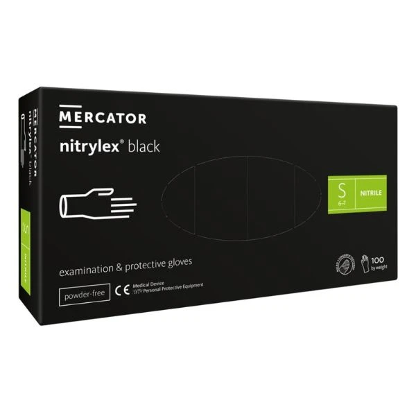 Nitrilhandske, Protect, S, Nitril, Pudderfri, 100 stk. 10345 by GS Supply color Sort