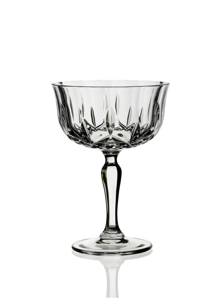RCR Opera Champagne Coupe 24 cl 6stk. Glas0269 by RCR Glas color Sort