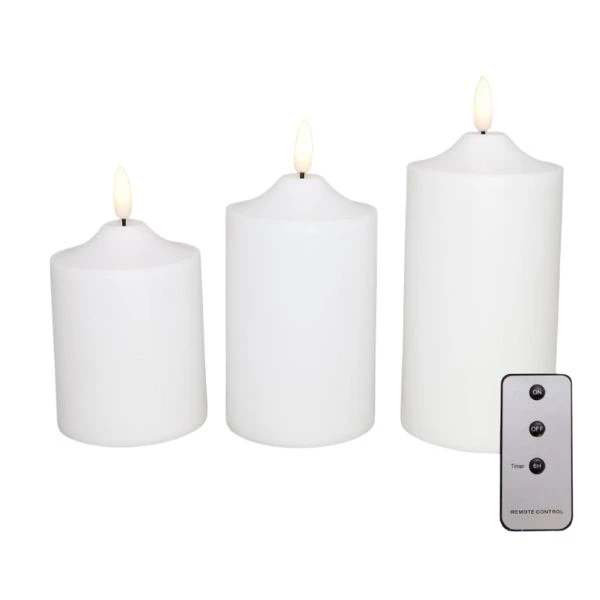LED Lys i plast til udendørs 3 pak 3-23020  color Sort