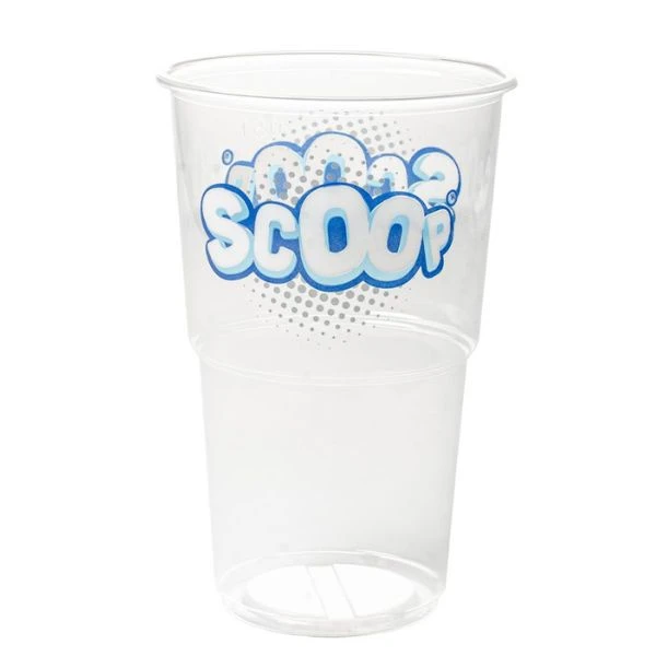 Plastbæger Scoop Large 50 cl - 50 stk. 325175 by SCOOP color Klar