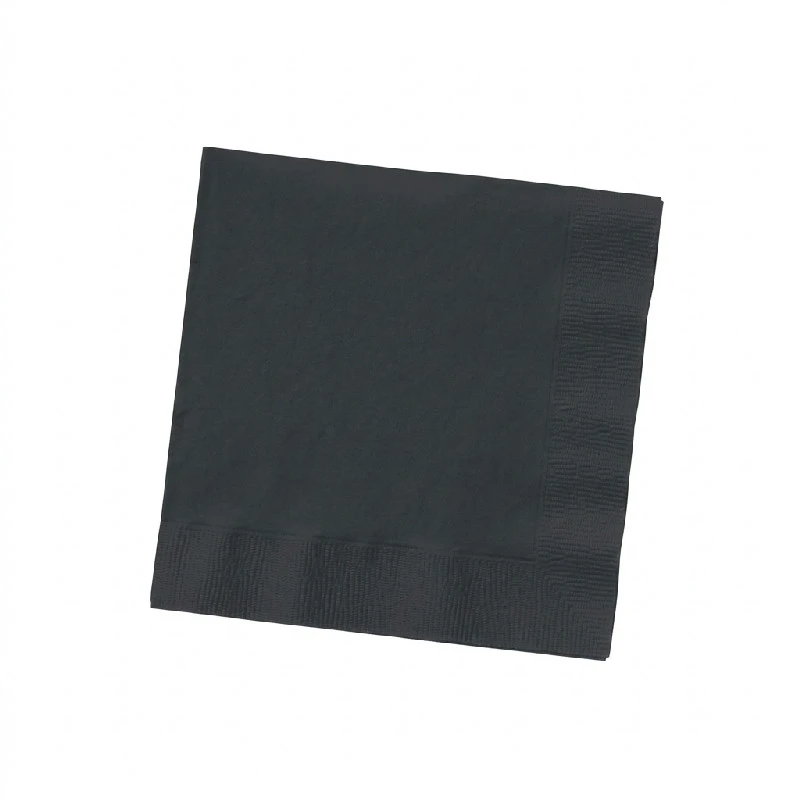 Middagsserviet, 40x40cm, sort, 70 stk. 10954 by GS Supply color Hvid