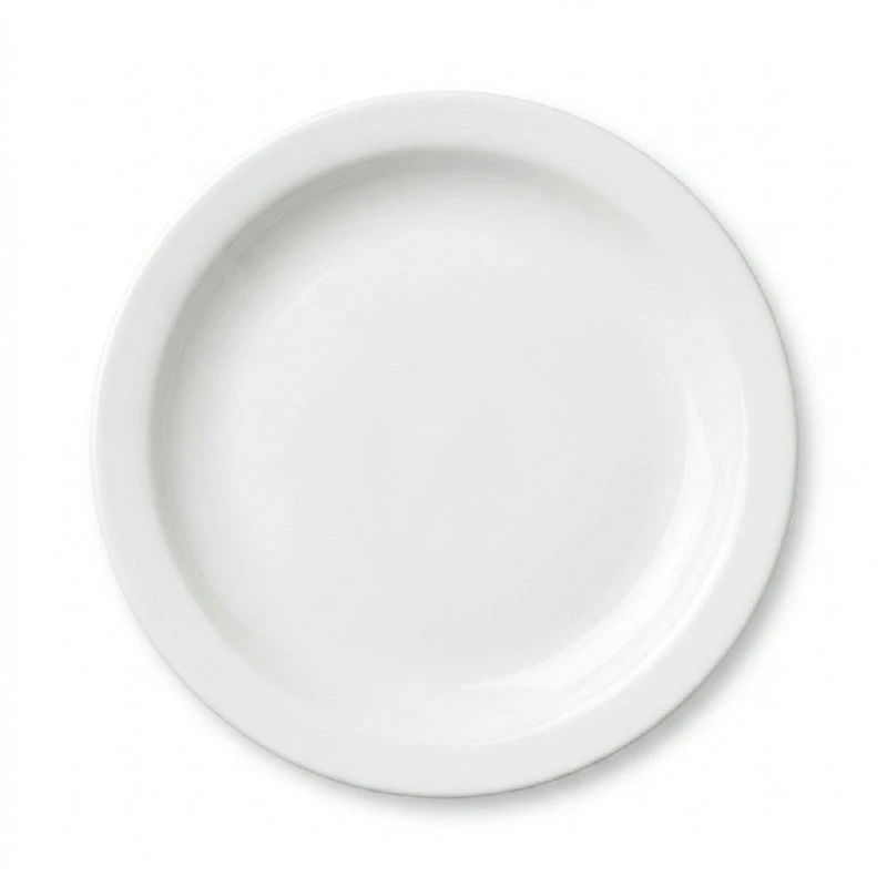 Amalie Dessert Tallerken 24 cm Hvid 5010129 by Amalie color Sort