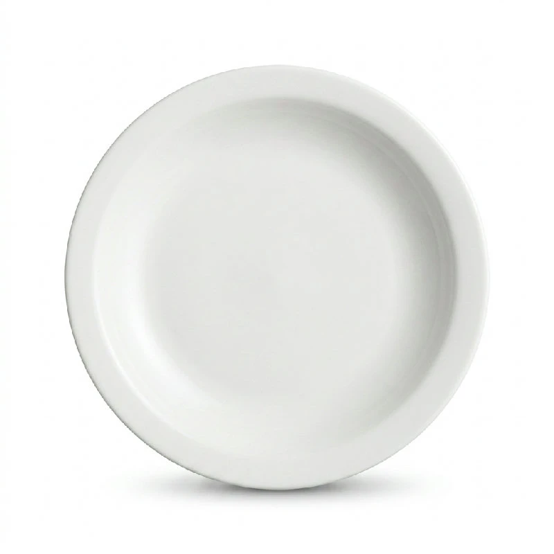 Amalie Dyb Tallerken 21 cm Hvid 5010130 by Amalie color Sort