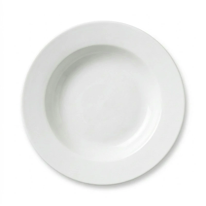 Amalie Dyb Tallerken 24 cm Hvid 5010144 by Amalie color Sort