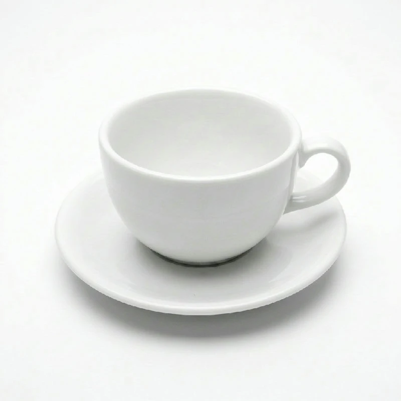 Amalie Cafe Au Lait Underkop 14,5 cm  Hvid 5010755 by Amalie color Sort