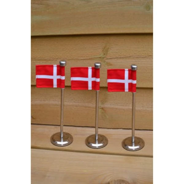 Bordflag Dannebrog 3 stk. 20 cm 4200094 by HAAHR & CO color Sort