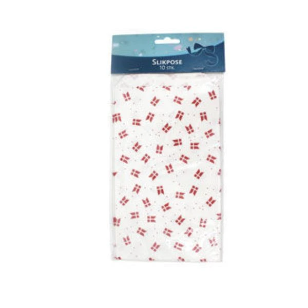 Slikpose i papir 12,8x21,5 cm 10 stk. 4200276 by HAAHR & CO color Sort