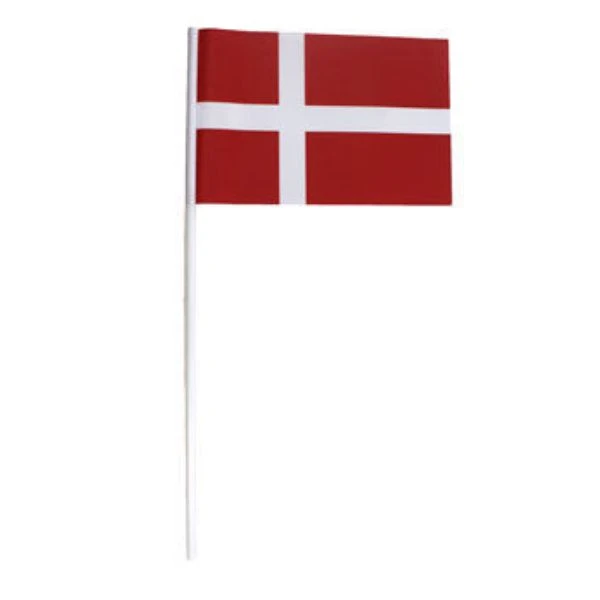 Flag På Pind 28X20 Cm 10 stk. 4200272  color Sort