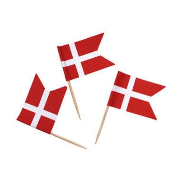 Flag På Pind / Kageflag 25 stk. 4200264  color Sort