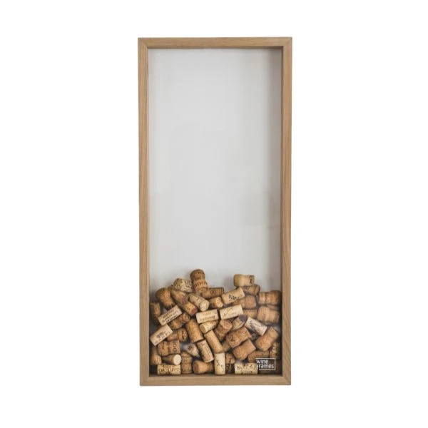 Ramme til vinpropper - Den Lange i Egetræ WF103 by Wineframe color Sort
