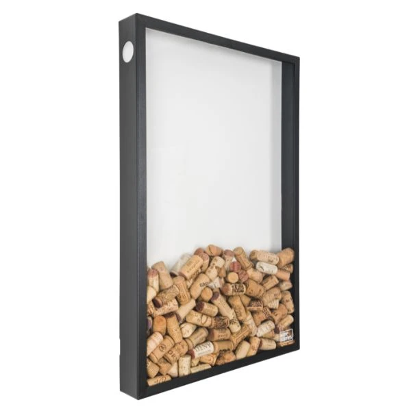 Ramme til vinpropper - Den Lille i Mat sort WF301 by Wineframe color Sort