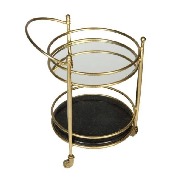 To Etages Barvogn - Antik 2T-RND-BRS by Culinary Concepts color Sort