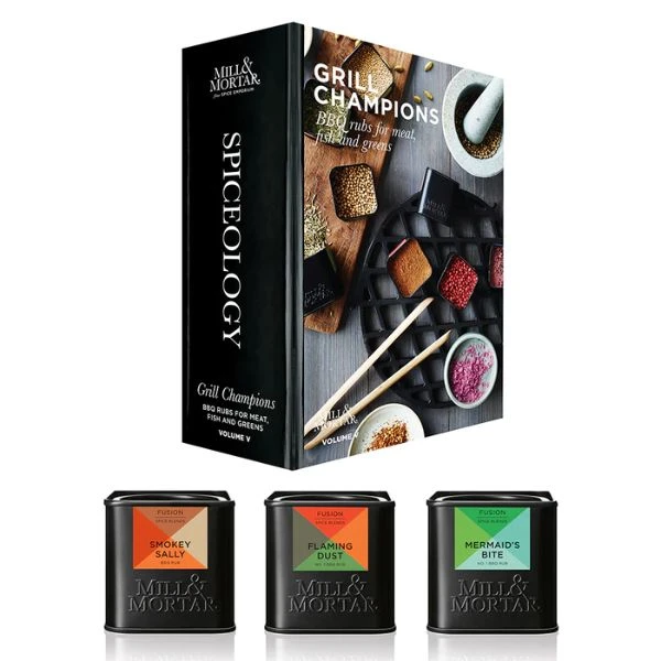 Grill Champions - Grillkrydderier Gaveæske 30096MM by mill&morto color Sort