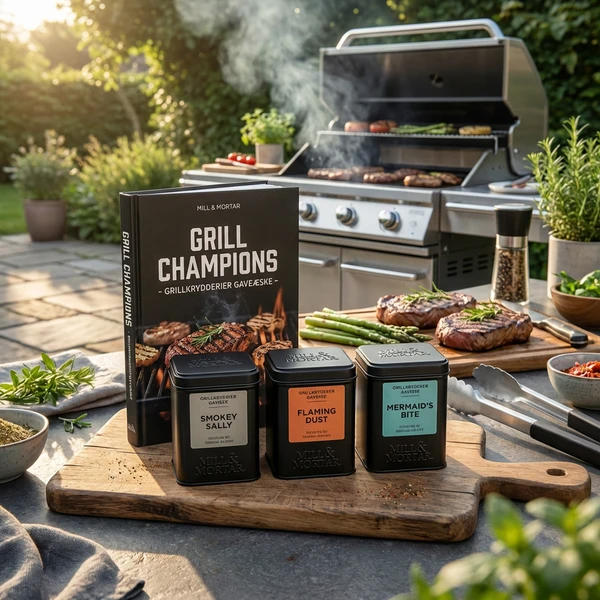 Grill Champions - Grillkrydderier Gaveæske 30096MM by mill&morto color Sort
