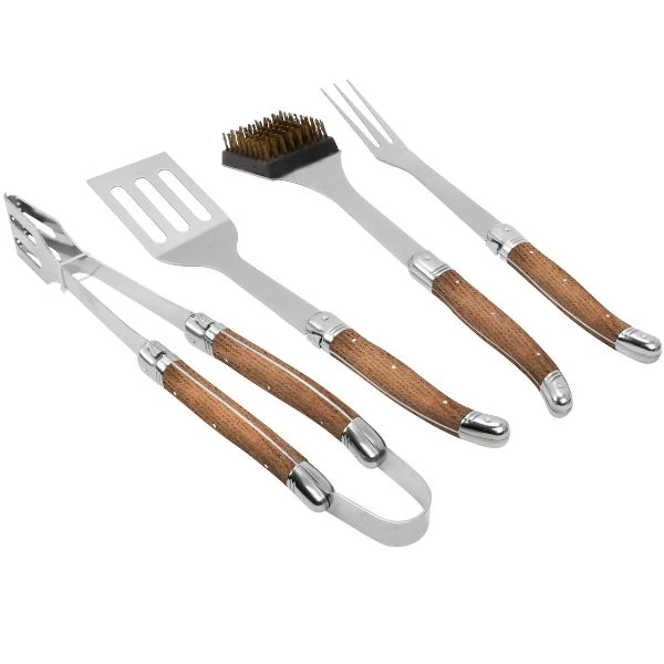 Laguiole By Haws BBQ sæt 4 Dele 30-LG0119OAK by Laguiole By Hâws color Sort