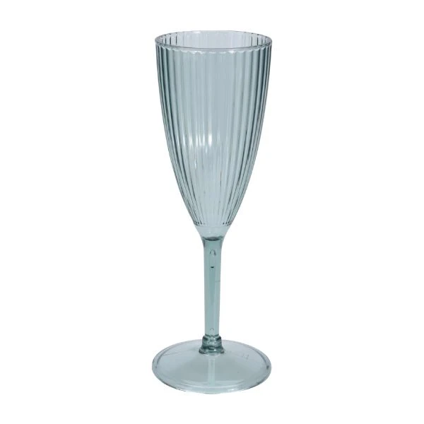 Champagneglas grøn plast 22,5 cl 4201143 by HAAHR & CO color Sort