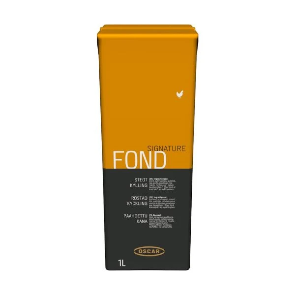 OSCAR Signature Stegt Kyllingefond 1 liter 89468 by OSCAR color Sort
