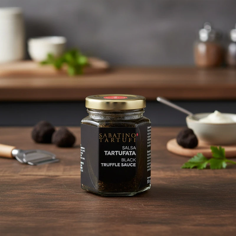 Trøffelsauce/Salsa sort Sabatino 90G 260036 by Sabatino color Sort