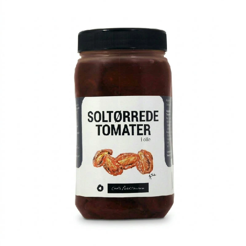 Soltørrede tomater i olie Feldthusen 1,1KG 200402AB by FELDTHUSEN color Sort