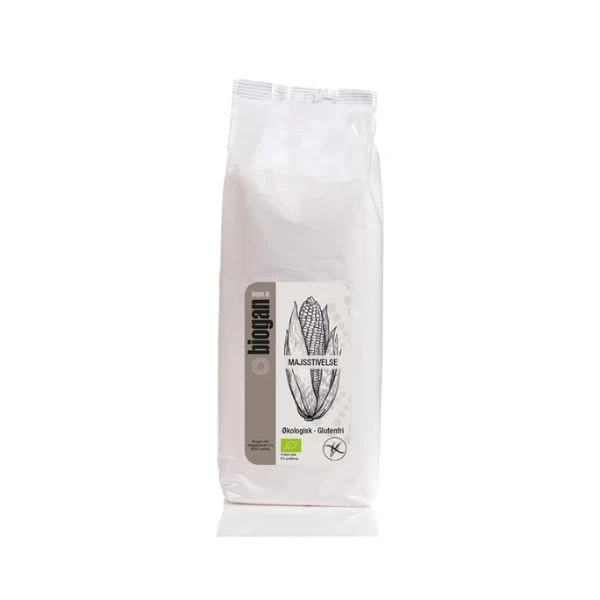 Majsstivelse, glutenfri Øko Biogan 1KG 88021 by BIOGAN color Sort