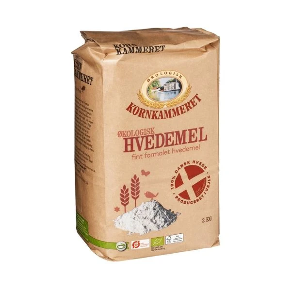 Hvedemel Øko Kornkammeret 2KG 88232 by Kornkammeret color Sort