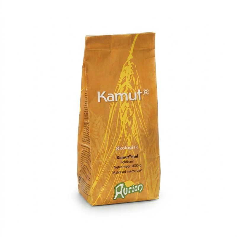 Kamutmel/Kæmpedurummel Øko Aurion 1KG 32440 by Aurion color Sort