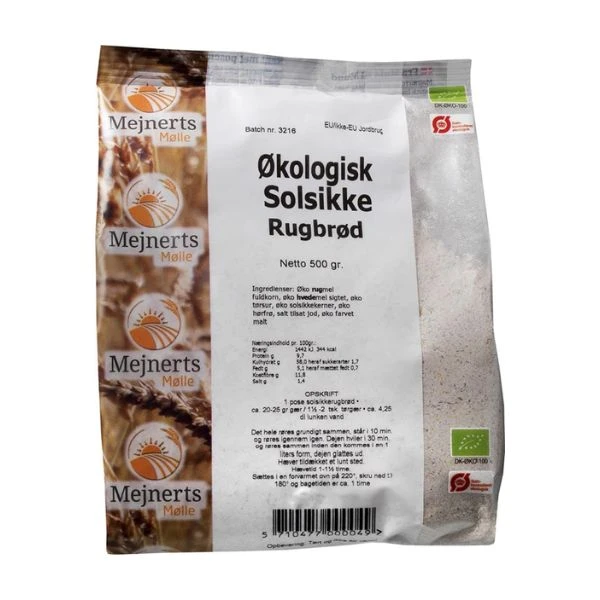 Melmix Solsikkerugbrød Øko Mejnerts Mølle 500G 216288 by Mejnerts Mølle color Sort