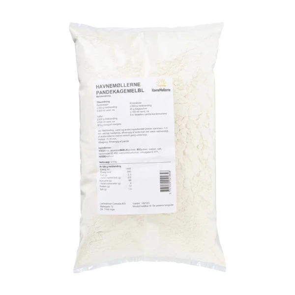 Pandekagemelblanding Havnemøllerne 2,5 kg 273063 by Havnemøllerne color Sort