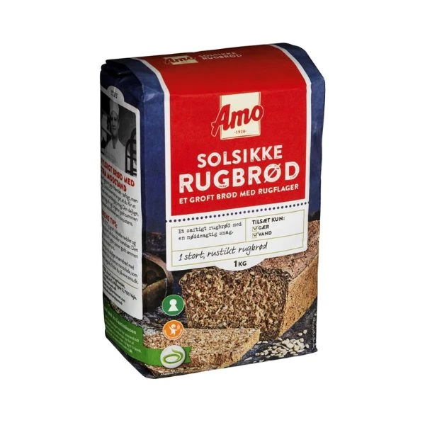 Rugbrødsblanding Solsikke Amo 1KG 130898 by AMO color Sort