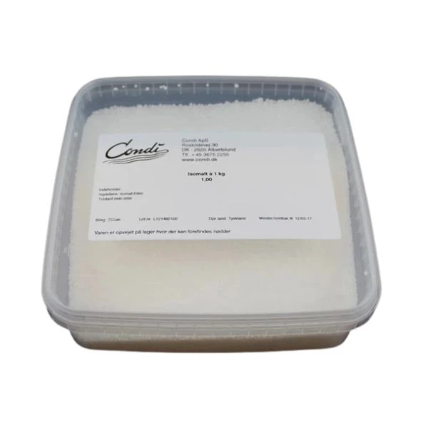 Malt/Isomalt Sukkererstatning Condi 1KG 36509 by Condi color Sort