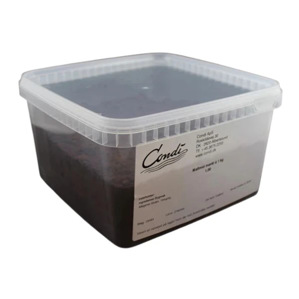 Condi Mørk Bygmaltmel 1 kg 237711 by Condi color Sort