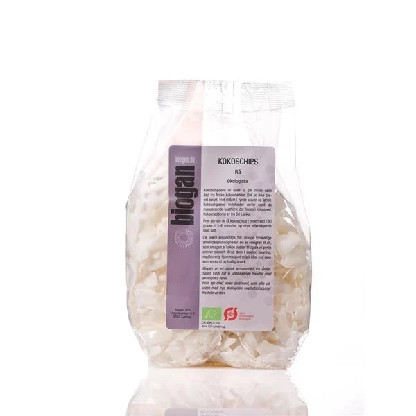Kokoschips Rå Øko Biogan 200G 127794 by BIOGAN color Sort