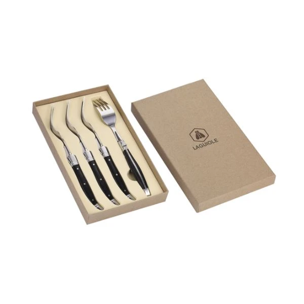 LAGUIOLE 4 Gafler i sort 40269027 by Laguiole color Sort