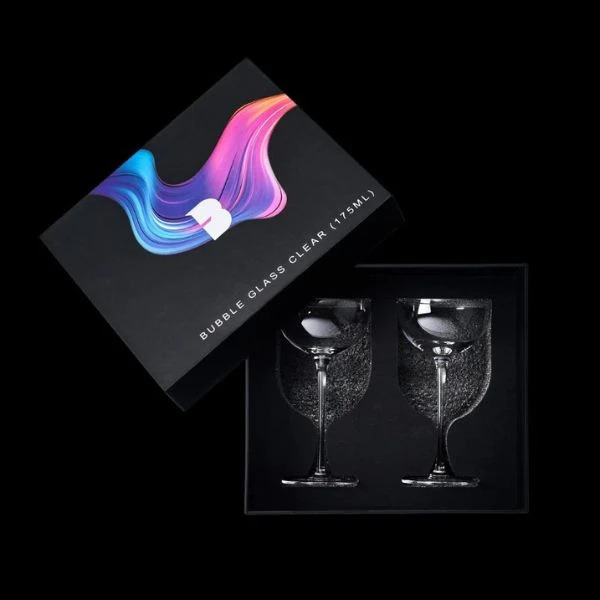 Bubble Glas 175ml 2 stk. GLASSWARE_BUBBLE_175ML_CLEAR by Flavour Blaster color Sort