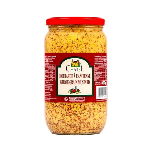 Sennep Fransk Grovkornet GL 820 G 27709 by CHATEL color Sort