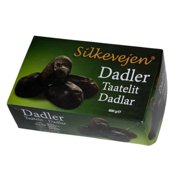 Dadler i æske 550 g 267347 by SILKEVEJ color Sort