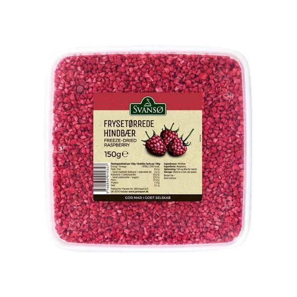 Hindbær Frysetørret 150 G 263401 by SVANSØ color Sort