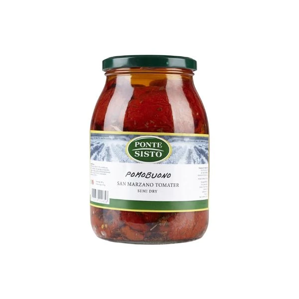 Tomater San Marzano Soltørret GL 980 G 212627 by PONTE S color Sort