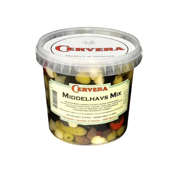 Olivenmix Middelhav SP 2 KG 32884 by CERVERA color Sort