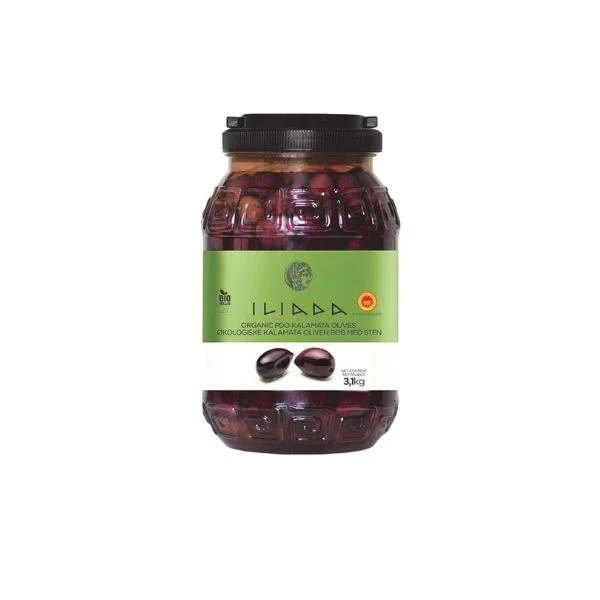 Oliven Kalamata med Sten Øko 3.1 kg 284789 by Iliada color Sort