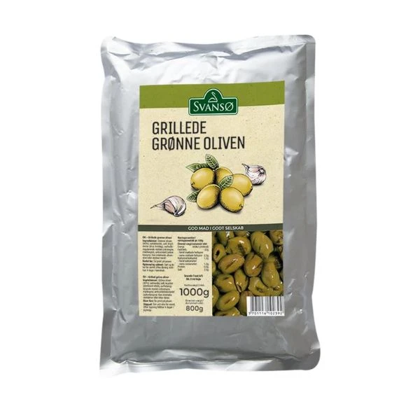 Oliven Grøn Grillet PS 1 KG 42148 by SVANSØ color Sort