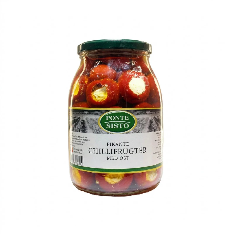 Chilifrugt Pikant m/Ost 950 g 212572 by PONTE S color Sort