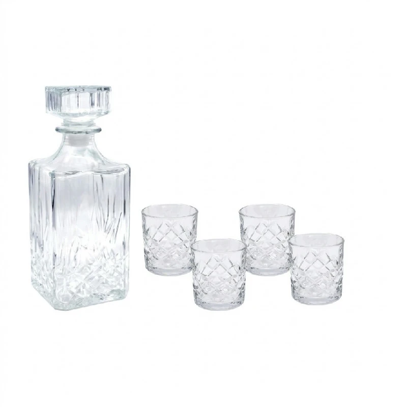 Koop Karaffel med 4 Krystal Glas Gaveæske 2017112-1 by Koop color Klar