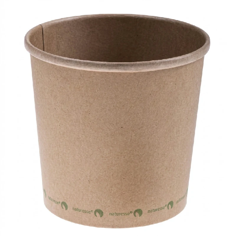 Papbæger til Suppe 950 ml Ø118 Bionedbrydelig 25 stk. 117221 by Multiline color Brun