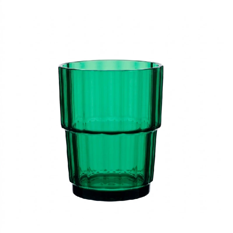 Institution Green Leaf 18 cl 200903-GL by GLASS4EVER color Grøn