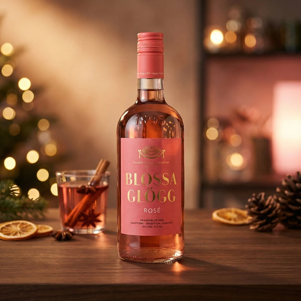 Blossa Glögg Rosé 75 cl 207962 by BLOSSA color Sort