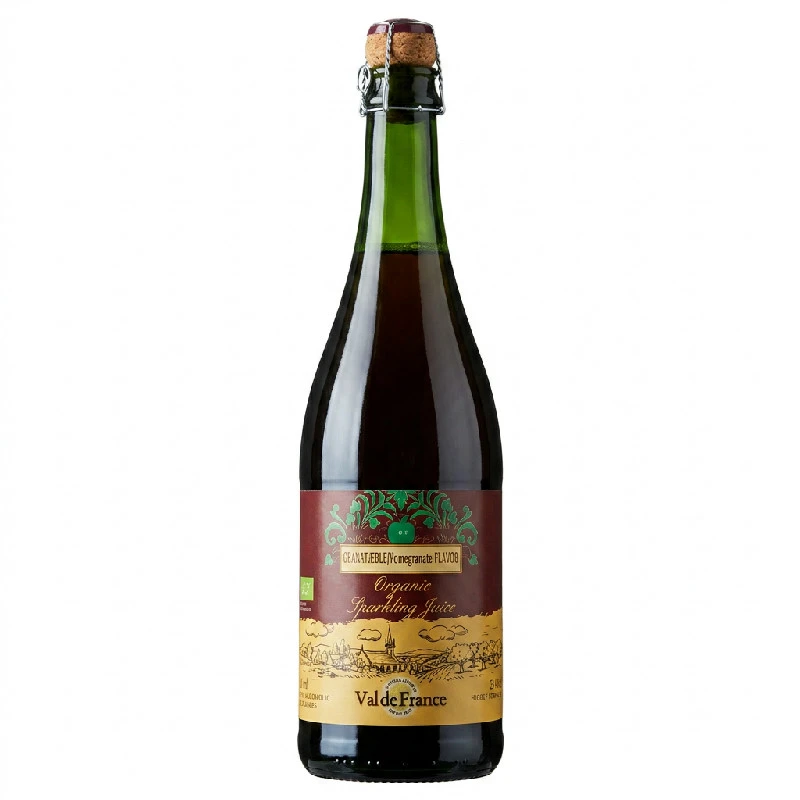 Val de France Alkoholfri Cider Granatæblesmag Øko 200153 by Val de France color Sort